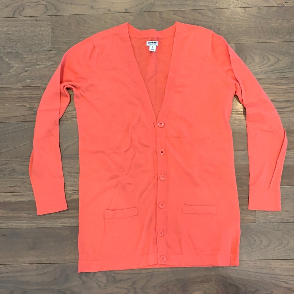 Coral cardigan size S/P